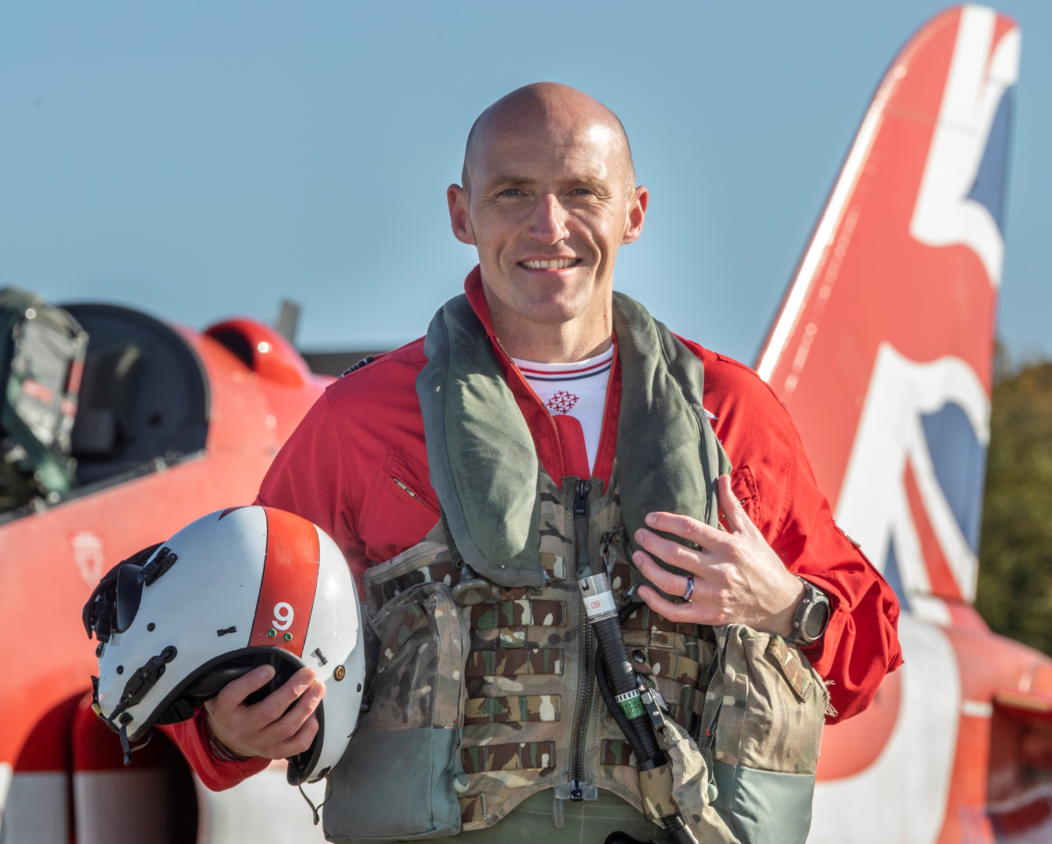 Sqn Ldr Morris flew as Red 9 in 2020 and 2021.